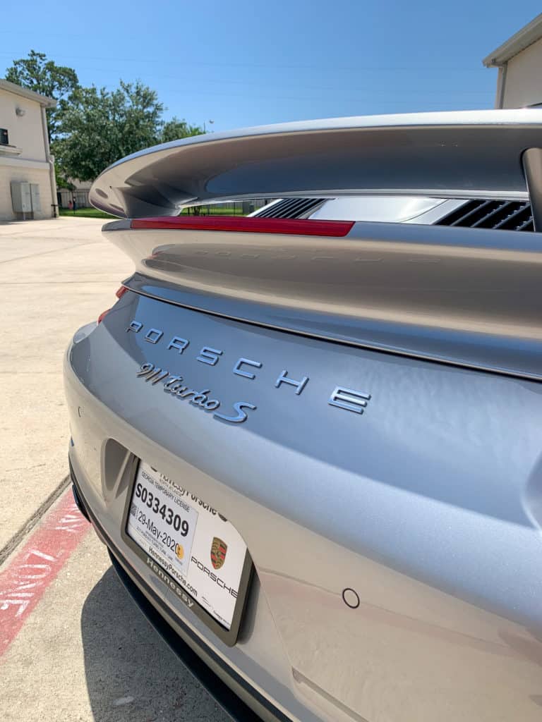2020 Porsche 911 Turbo S Back