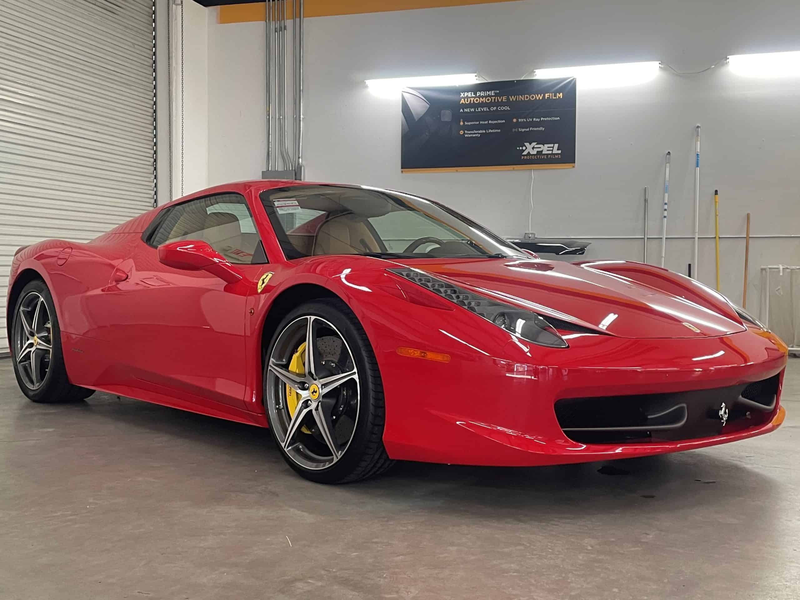 XPEL Houston | Blog | Ferrari 458 Italia Receives XPEL ULTIMATE PLUS
