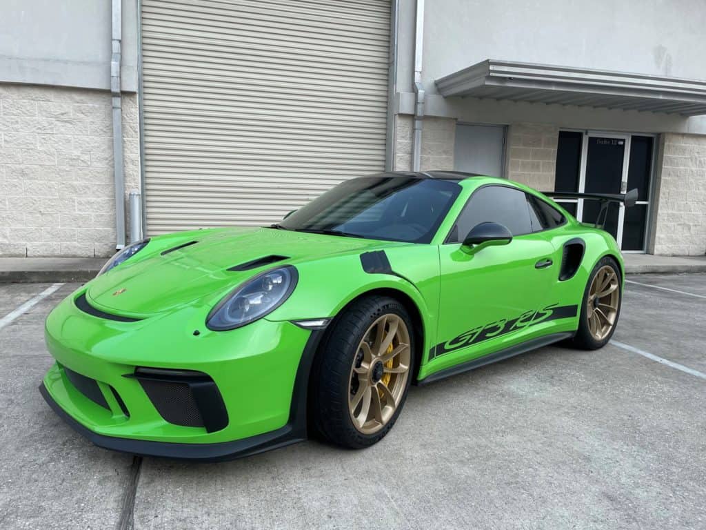 2019 Porsche 911 GT3 paint protection wrap ceramic window tint
