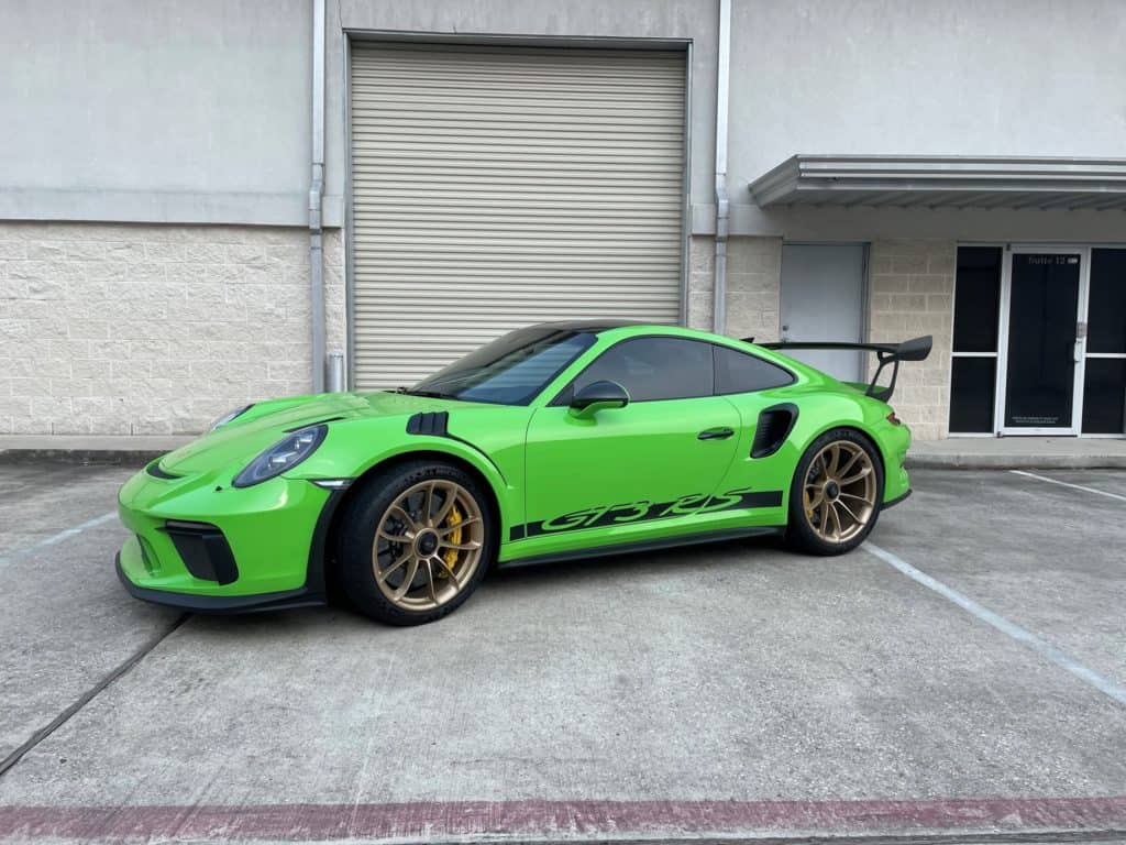 2019 Porsche 911 GT3 paint protection wrap ceramic window tint