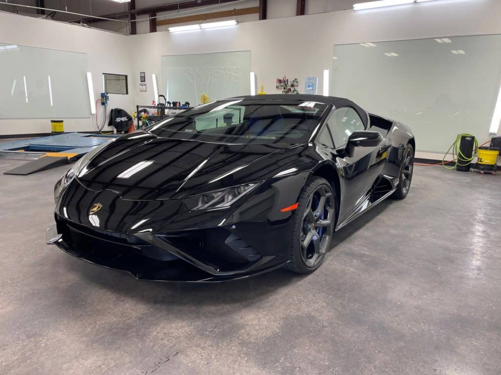 2021 Lamborghini Huracan xpel full front paint protection wrap