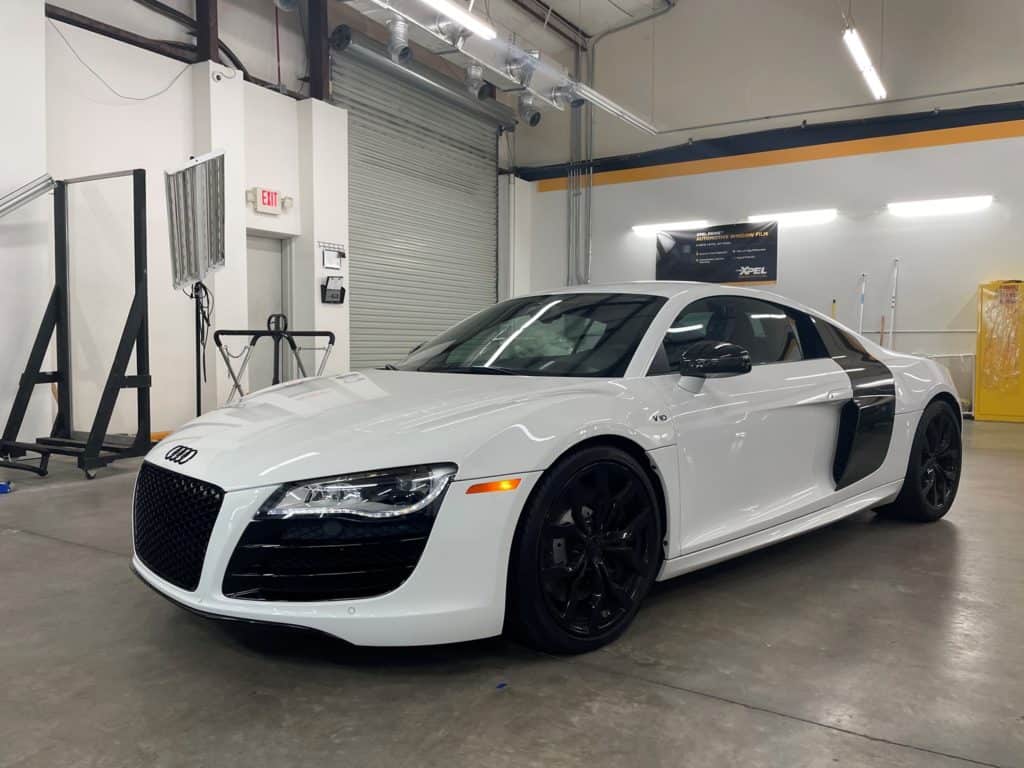 2011 Audi R8 xpel ultimate plus paint protection film hood and bumper