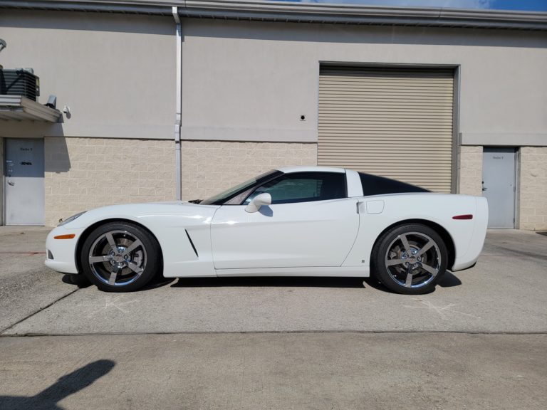 2009 Corvette C6 ultimate plus paint protection full front and prime xr black ceramic tint