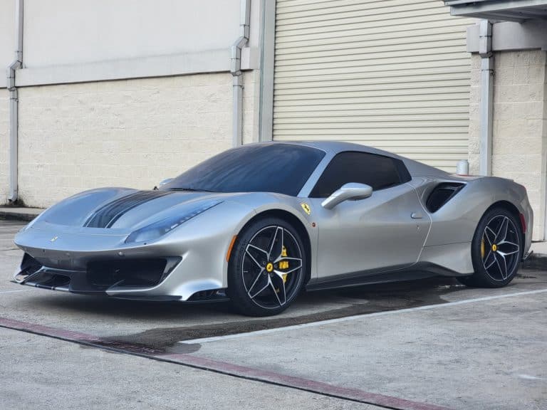 2020 Ferrari 488 Pista full ultimate plus paint protection film and prime xr ceramic window