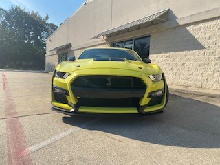grabber yellow 2021 shelby gt500 full ultimate plus ppf fusion plus ceramic coating and prime xr plus black