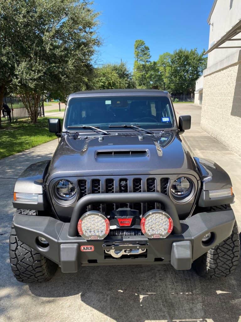 2021 Jeep Wrangler Rubicon 392 full front ultimate plus paint protection pff and fusion plus ceramic coating