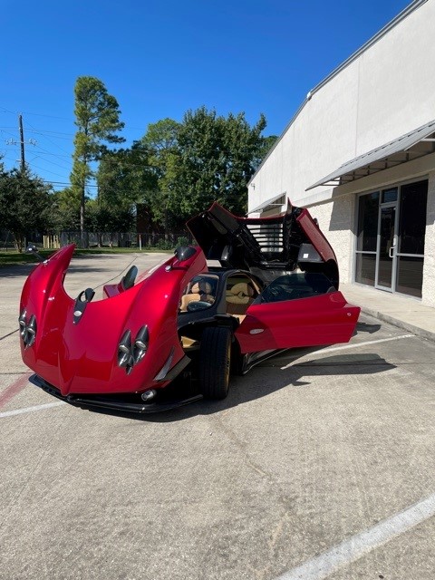 Red Pagani Zonda F with full exterior ultimate plus ppf