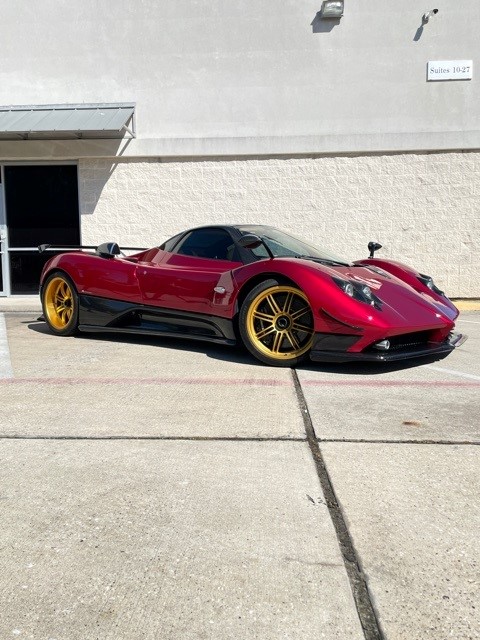 Red Pagani Zonda F with full exterior ultimate plus ppf