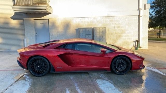 2022 Lamborghini Aventador full front ultimate plus and prime xr plus window tint