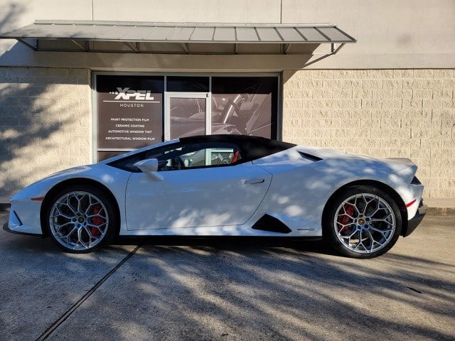 2022 lamborghini huracan EVO spyder full front ultimate plus and prime xr plus window tint